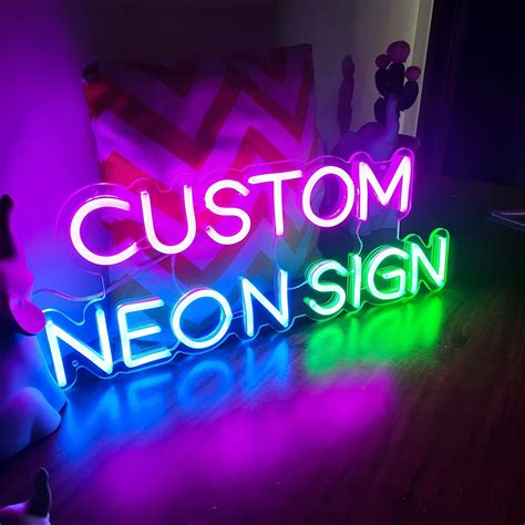 Use your custom sign for wall d&233;cor or to create personalized decorations for parties and other events. . Neon signs amazon